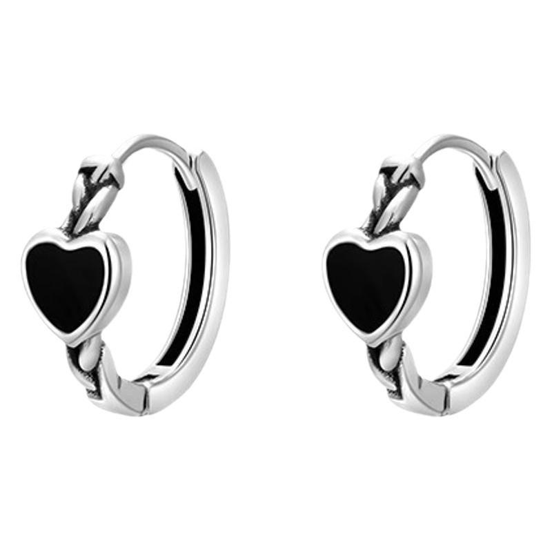 Love Heart Earrings Light Luxury Niche Design Sense Earrings Pure Female Trendy Gift Elegant Lady's Accessories Classic Jewelry Autumn Earrings Tide