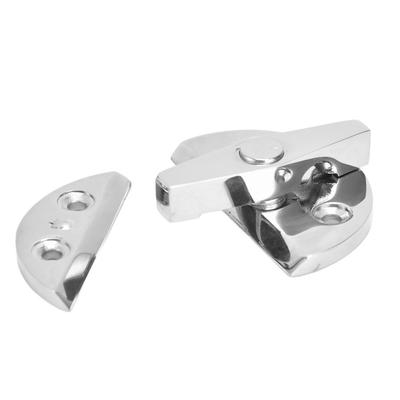 55mm Diameter Boat Door Twist Lock Latch Marine Grade 316 Stainless Steel Marine Hatch Catch Latch Round Button Design