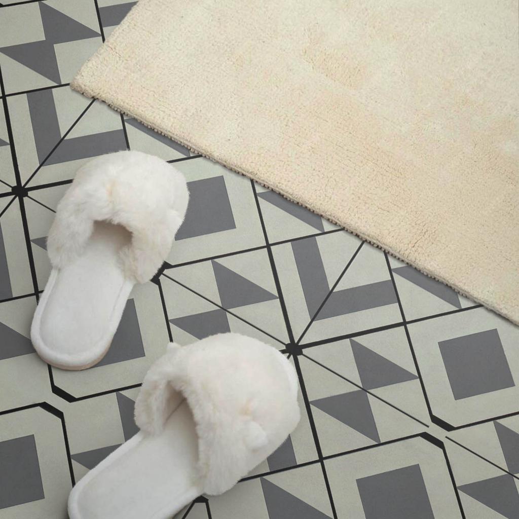 Dekoracja Winylowa Z Nadrukiem Do Montażu Bez Narzędzi 120X60 Cm Geometryczny Wzór W Romby