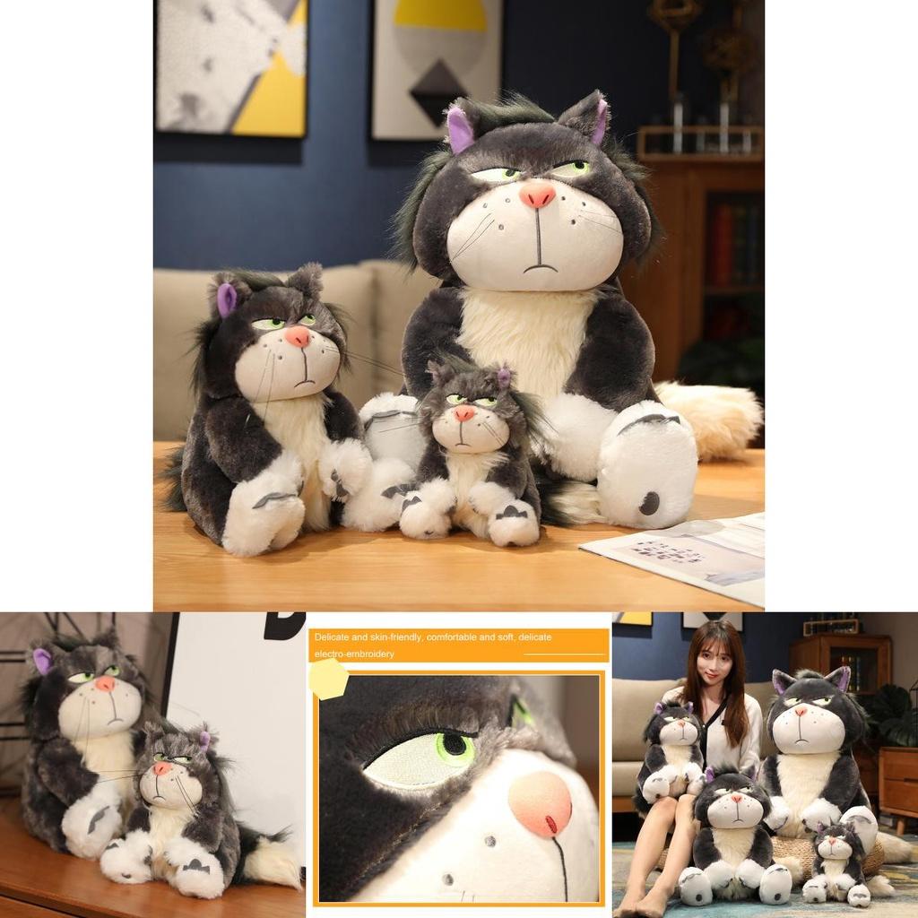 Peluche Disney Gatto Cattivo Bambola Morbida Ripiena Regalo Perfetto Per Bambini E Adulti
