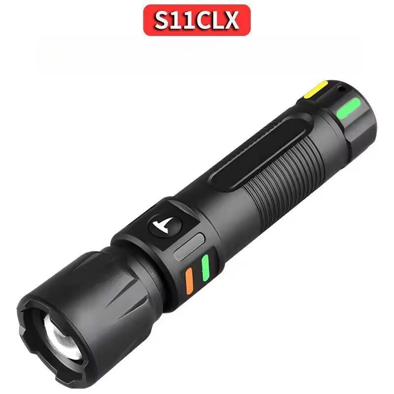 8000LM Zoomable Flashlight,Type-C Rechargeable,3 Modes, Adjustable Focus,Portable Torch for Camping Cycling Emergency,rechargeable