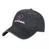 Svezia Saabs Scanias Cappellino da Baseball Vintage Usurato Lavato Cappellino da Sole Unisex Stile Outdoor Estivo Cappellini Regolabili
