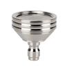 1/4Inch Quick Connect High Pressure Washer Nozzle Stainless Steel Sprays Head For Car Tire Cleaning and Flower Watering