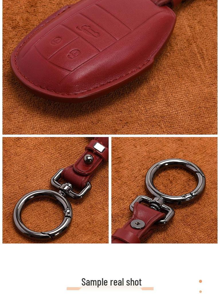 Handmade Genuine Leather Key Case for Bentley: Flying Spur, Bentayga, Continental GT, Mulsanne