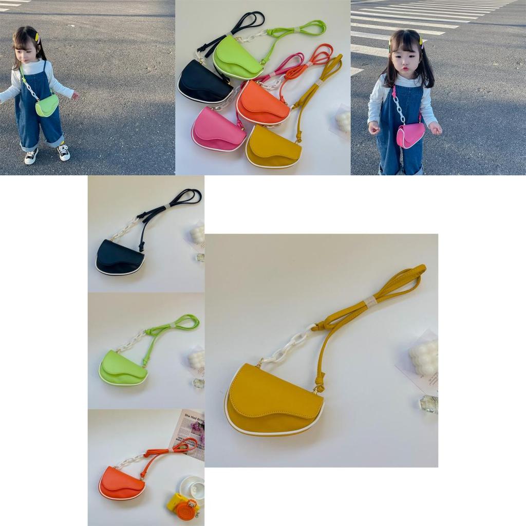 Stylish Mini Saddle Bag For Girls Fashionable Korean Design Winter Accessory For Kids