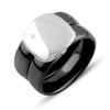 Silberring mit Keramik (1541333) 9,46 gr. 925 Proben