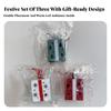 Iron Gift-Box Decoration Miniature Metal Christmas Painted