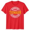 Official Teenager Warning May Contain Attitude Teen Unisex Graphic Tee Unisexs Top