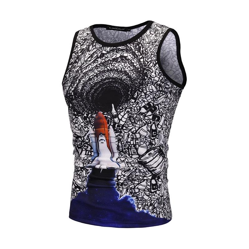 Mens Tank Summer Tops Vest Casual 3d Printed Graphics Tees Tshirts Sleeveless