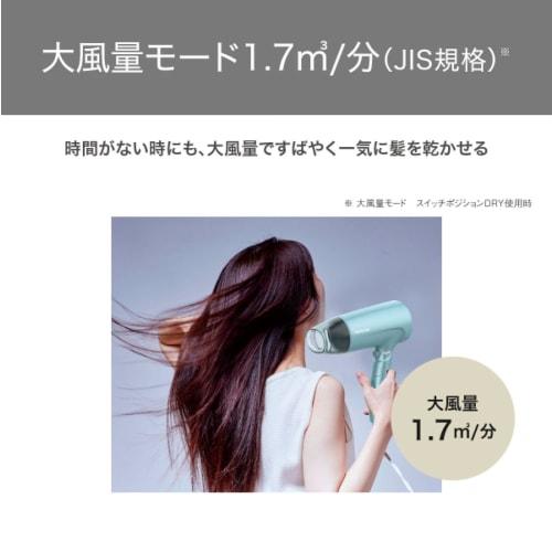 Tescom Dryer Protect Ion Equipped with Noise Suppression Mode, Cold and Hot Air, Large Air Volume, Folding, Easy Plug, Light Blue TD460A-A