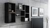 Polon Hanging Shelf Black Bookcase Photos Books