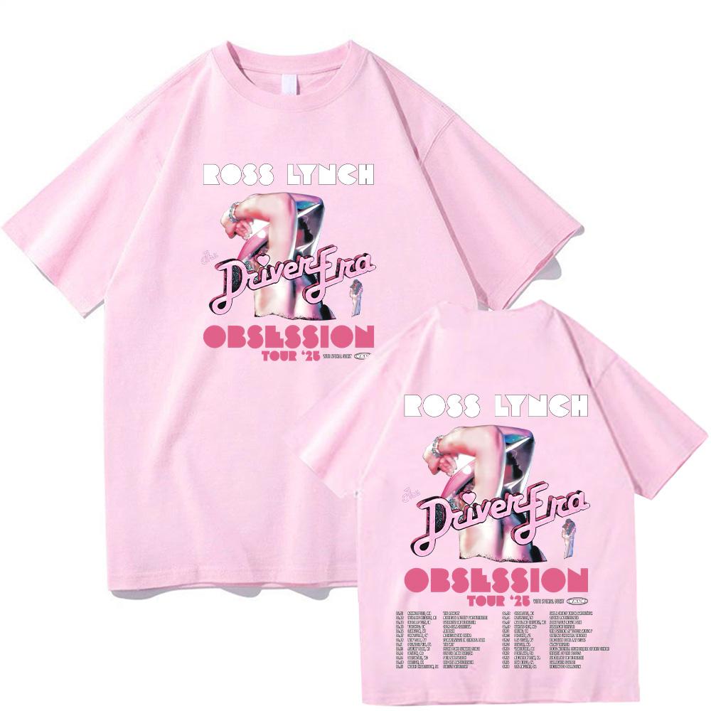 Ross Lynch Obsession Tour 2025 Tee Ross Lynch Fans Gifts T-shirts Trends Aesthetic Design Tshirt Unisex Summer Cotton Casual Top
