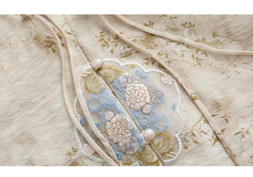 Mom's 2026 Summer Cotton-Linen Short Sleeve Two-Piece Set for Women: Stylish, New Chinese Style, Perfect for Middle-Aged and Elderly.