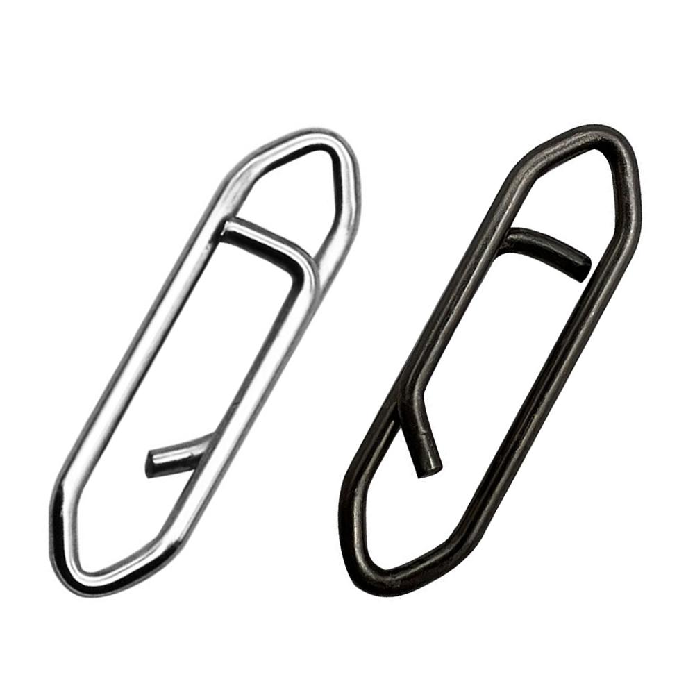 100PCS Fishing Power Speed Clips High Strength Stainless Steel Speed Clip Crankbait