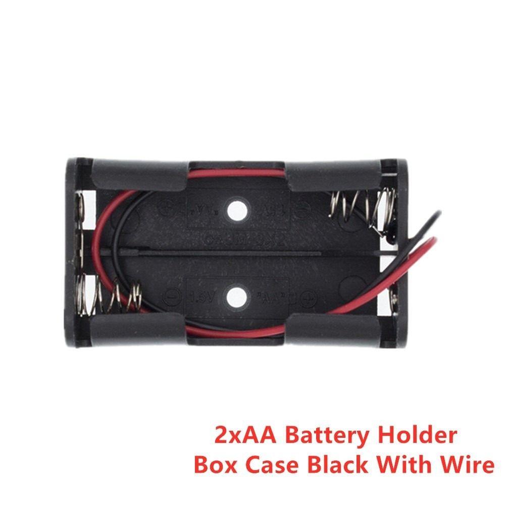 Multi Slot With Wire Lead Batteries Box Clip AA Battery Case Standard Size 18650 Battery Holder