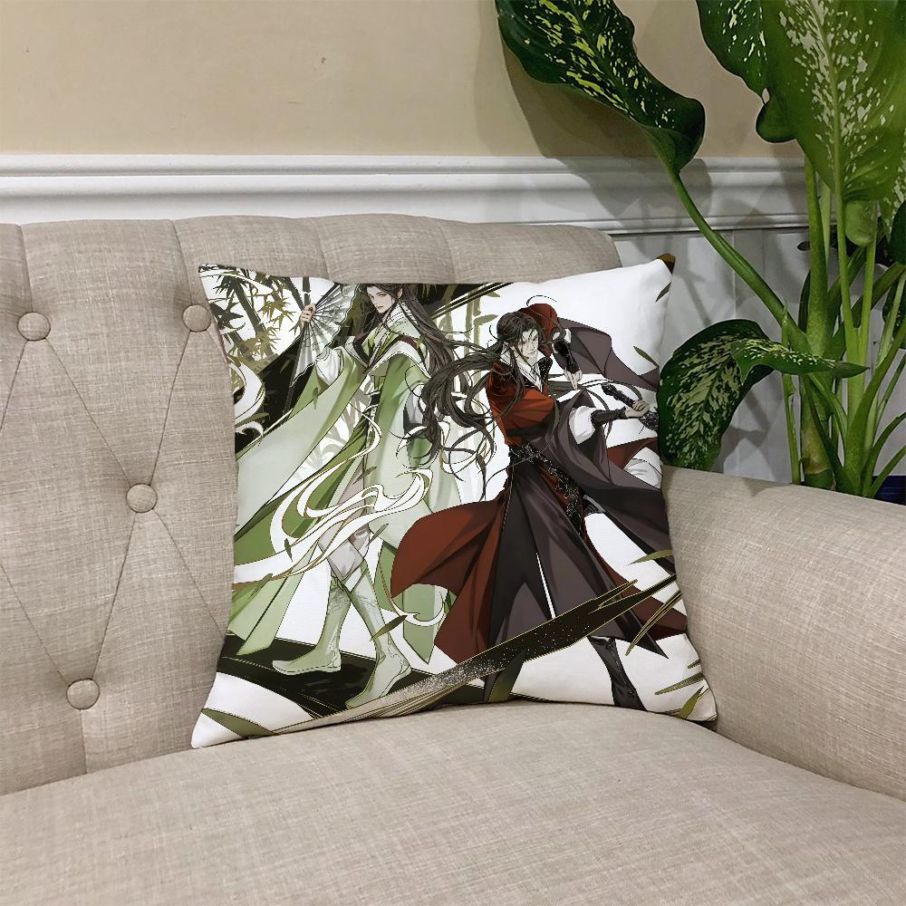 The S-Scum V-Villains S-Self-Saving S-System Novel Cushion Cover Square Cover Casual Skin-Friendly Comfortable Pillow Cover