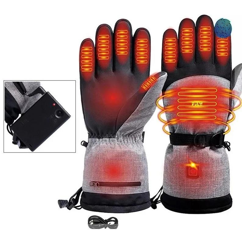 

Зимние мужские и женские перчатки с подогревом, грелки для рук, USB-перчатки с подогревом, водонепроницаемые перчатки с подогревом для велосипеда, рыбалки, лыж, для улицы