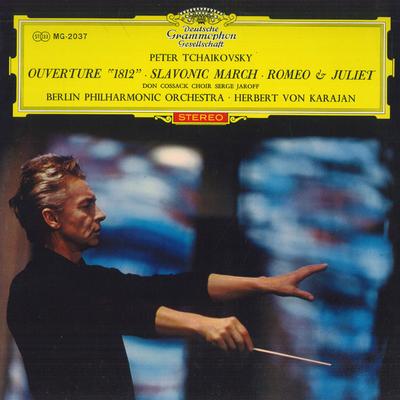 LP Record HERBERT VON KARAJAN BERLINER PHILH Tchaikovsky Overture 1812 Op49 M MG2037 DEUTSCHE GRAMMO Japan Classical Used