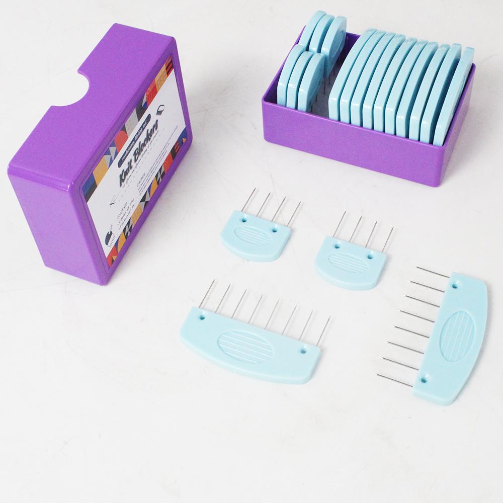 20PCS Premium Stainless Steel Knitting Blockers Set 2 Sizes Blocking Combs & Pins Professional Knitting & Crochet Blocking Tools