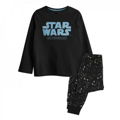 Childrens/Kids Rule The Galaxy Logo Long Pajamas Set