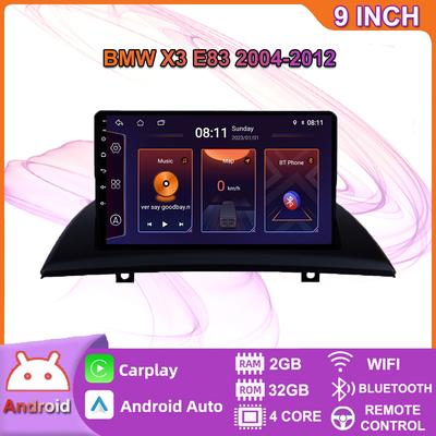 Android Car Radio Carplay For BMW X3 E83 2004-2012 Car Multimedia Video Player GPS Navigation WIFI 2+32GB