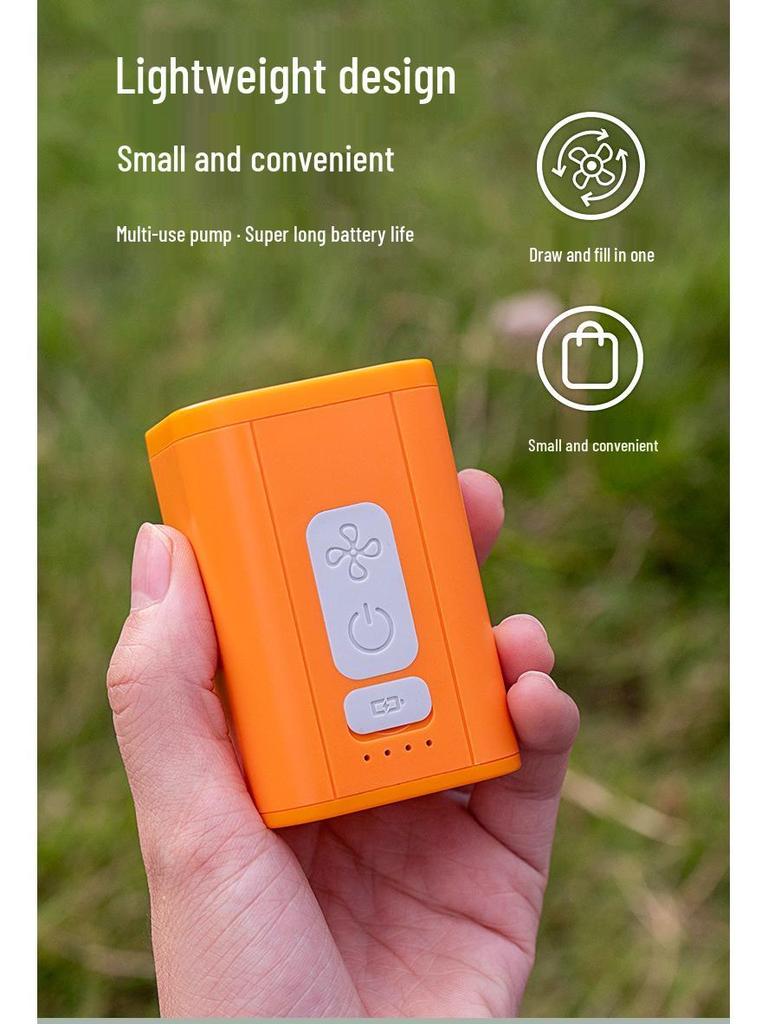 Dual-Use Wireless Charging Inflator Pump for Air Mattresses, Swimming Rings & Vacuum Storage Bags
