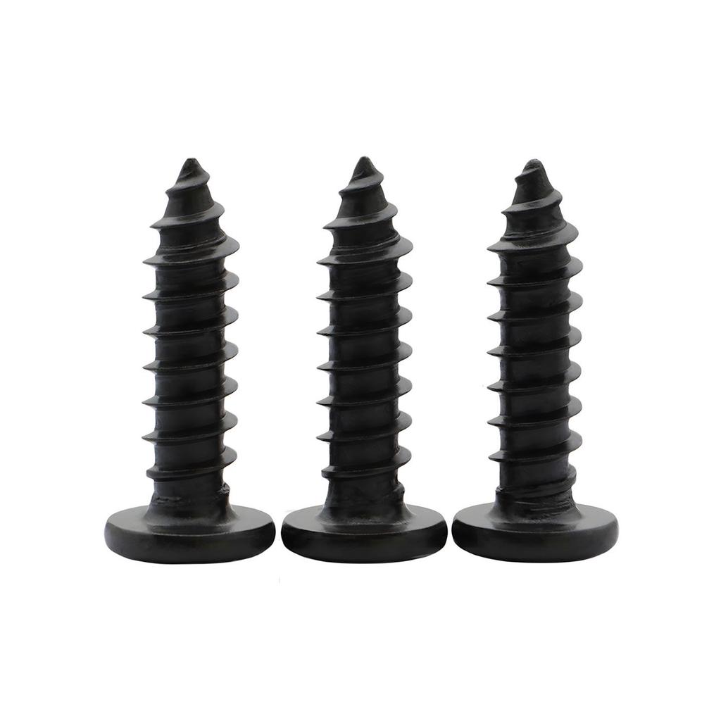 304 Stainless Steel Black Countersunk Hex Socket Self-Tapping Furniture Screw with Thin Flat Head