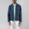 Stone Island Logo Polo Jacket Men jackets Blue 741511207-WASH
