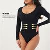 Women S Seamless Short Sleeve Tummy Control Butt Lifter Bodysuit Shapewear