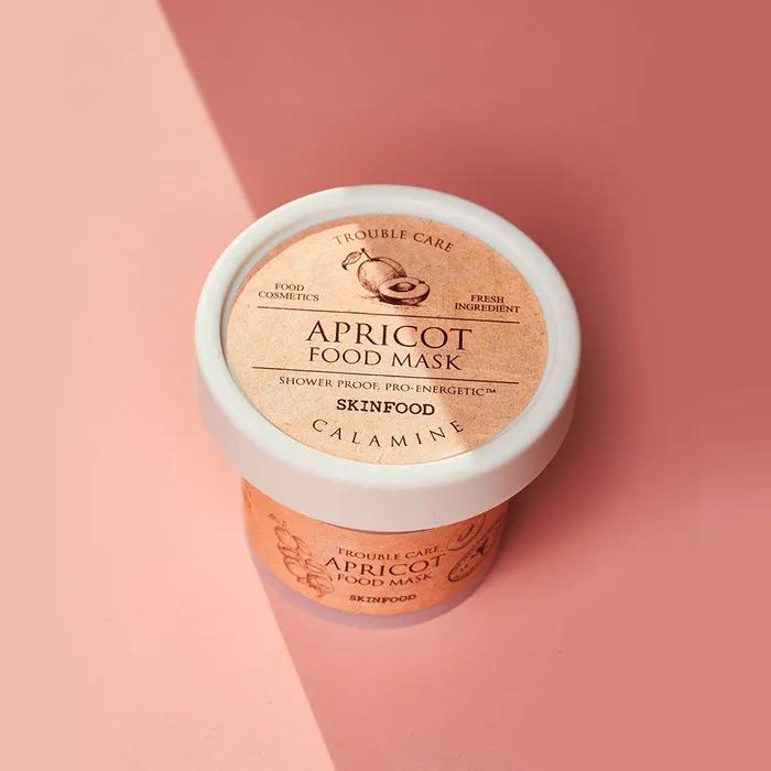 [+ Silicone Brush Free] Apricot Food Mask