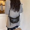 Women Trendy Horn Bag 2025 New Korean Style Fashion Shoulder Bag Women's Sequin Crossbody Dumpling OL Versatile Small Bag