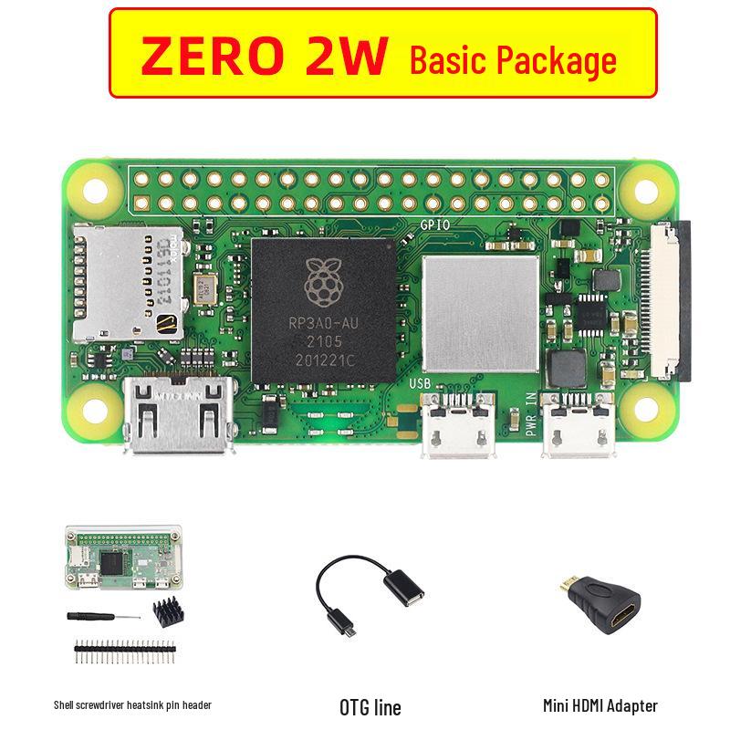 UK Raspberry Pi Zero 2 W/WH Mini 512MB Quad-Core with Bluetooth 4.2 & WIFI