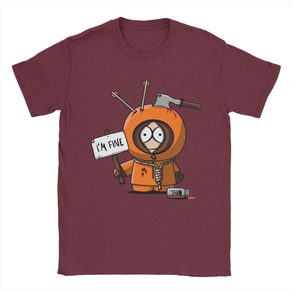 Unisex SouthParks Kenny Im Fine T-Shirts Baumwollkleidung Vintage Kurzarm Rundhals T-Shirt Geschenkidee T-Shirts