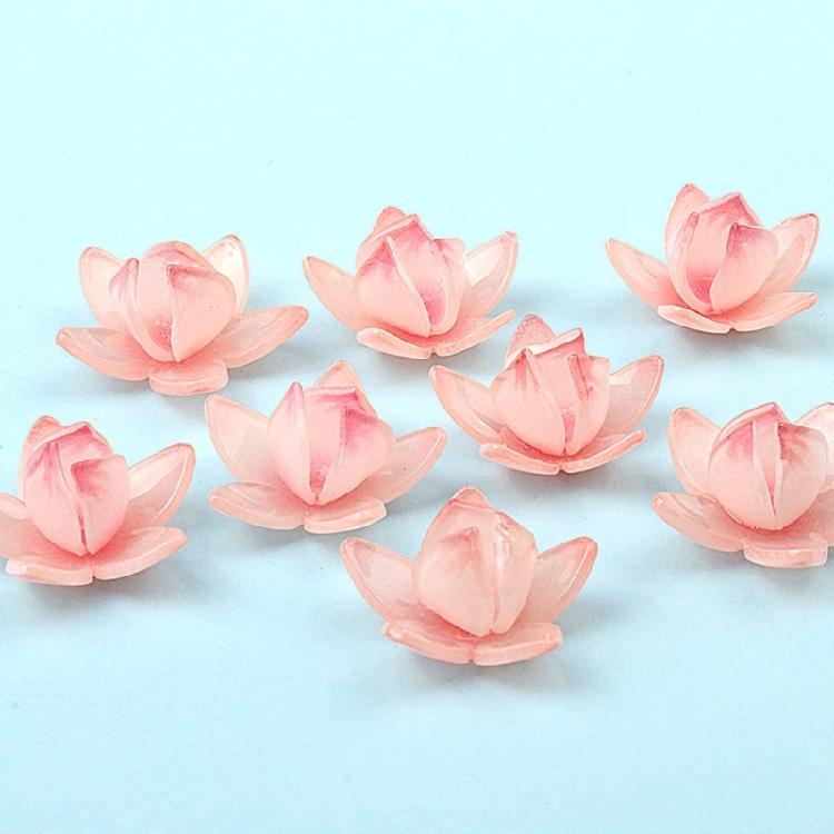 5 Stück Harzblumen-/Blattverzierungen Schmuckherstellung Zubehör Haaraccessoires Kits