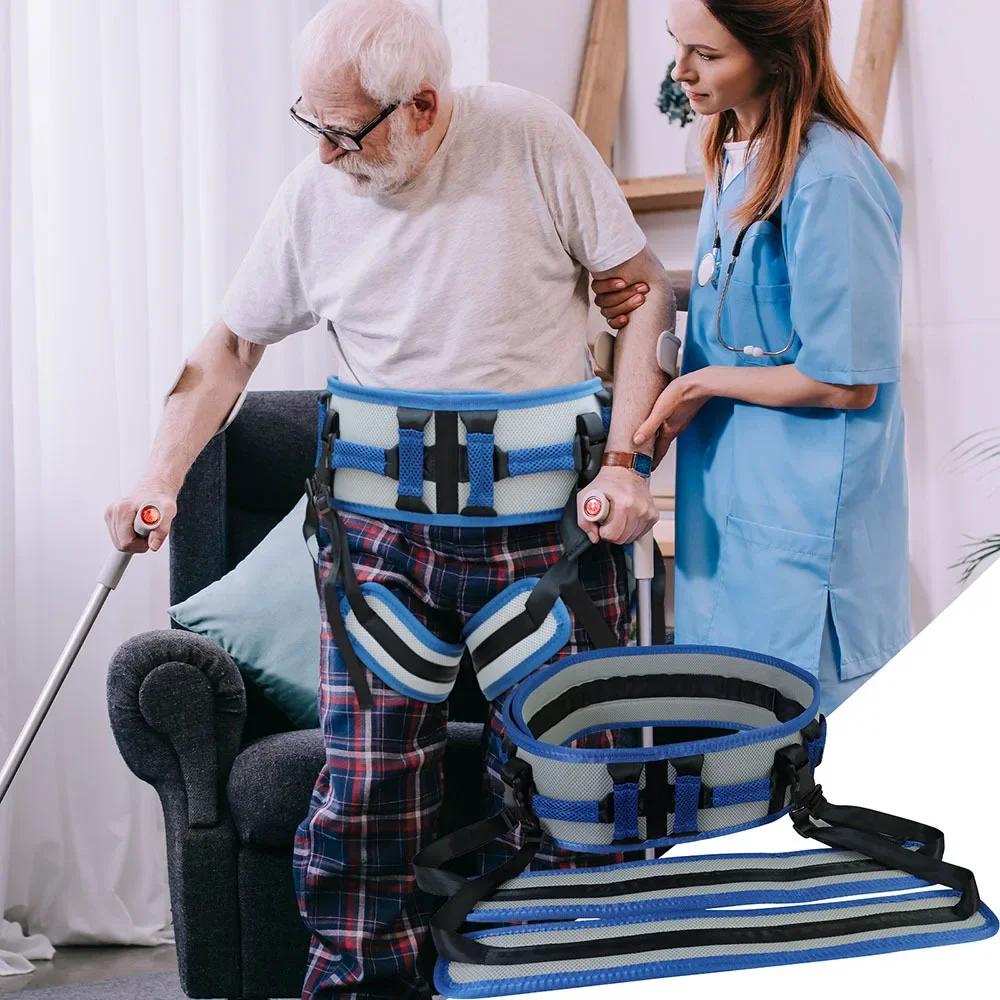 Patient Transfer Belt Moving Waist Strap Paralyzed Waist Elderly Aids Tool Body Walking Disabled Lifting Support Rehabilita