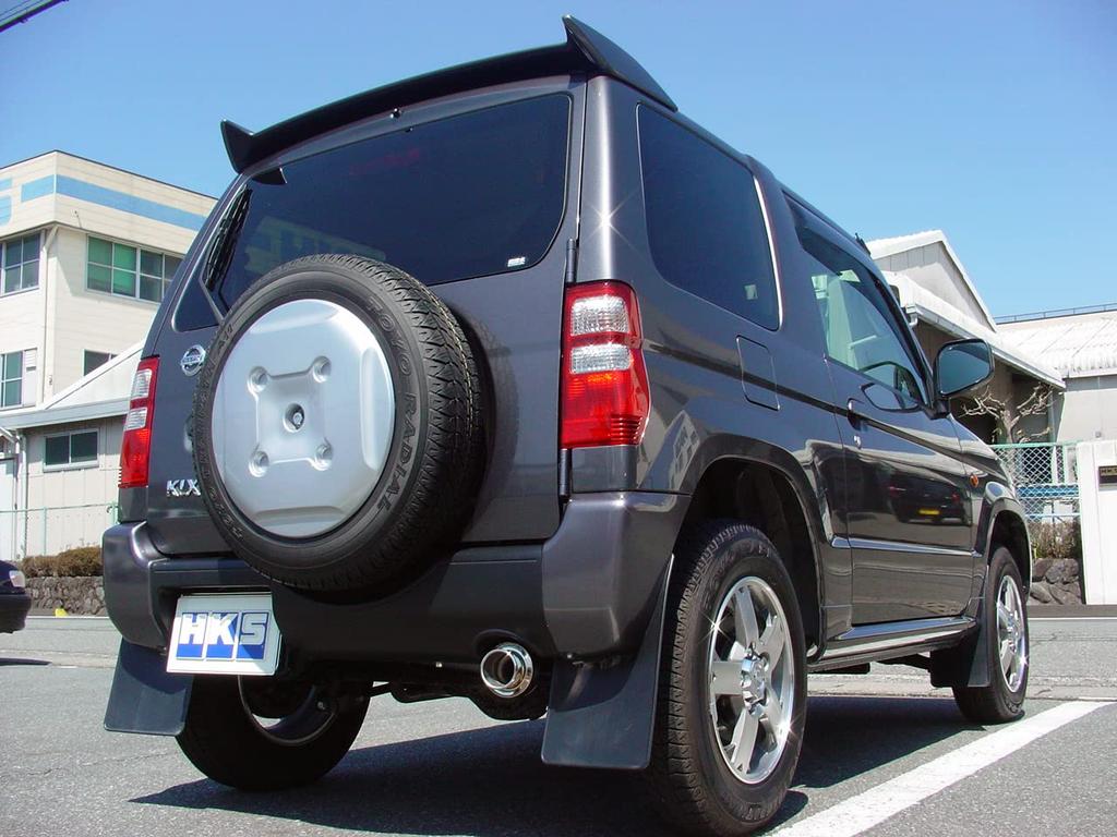 HKS Automotive Sports Muffler Silent High Power Mitsubishi Pajero Kicks H58A H59A Vehicle Inspection Compatible Intake and Exhaust System Parts