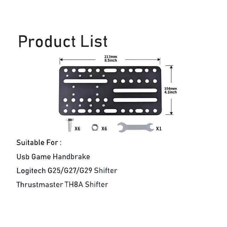 USB Handbrake and Racing Game Shifter Universal Installation Support Board, Suitable for G25/27/29/920/923 T500 (single Board)