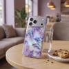 Applicable To Iphone17promax Mobile Phone Case, Colorful Laser Flower Apple 18 Anti-drop 17Pro Transparent Case