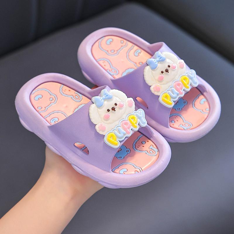 Childrens Cartoon Slippers With Non Slip Pvc Soles For Summer Indoor Comfort