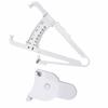 Skin Fat Caliper Press Type Clip Clear Scales High Accuracy Mm Inch Body Measure Tape White