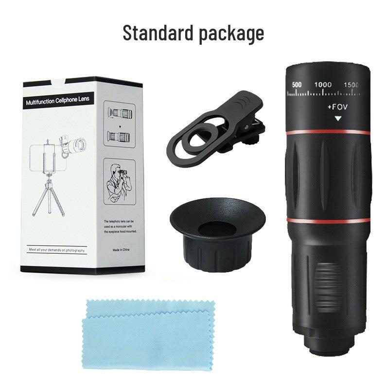 High-Definition Portable 18x Mobile Phone Telescope Lens for Outdoor Photography