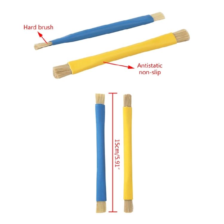 Double-Head ESD Safe Anti-Static Brush Cleaning Tool for Motherboard Mobile