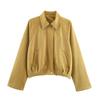 Winter 2025 Euro-American Style Suede Bomber Jacket