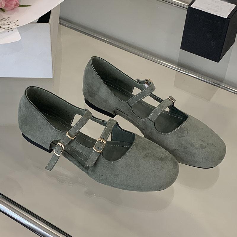 Fashion Fashion Hollow Ladies Flats With Shoes New In Spring Summer Female Shallow Footwear Buckle Strap Women Mary Janes Flats Shoes