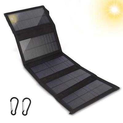Outdoor Solar Foldable Charging Pack Output Waterproof Sunscreen Aging Resistance Foldable and Easy To Carry