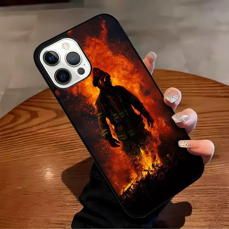 FIREFIGHTER FIREMAN Phone Case For iPhone 17 Air 16 15 14 13 12 11 Pro Max Max Plus Bumper Case Cover