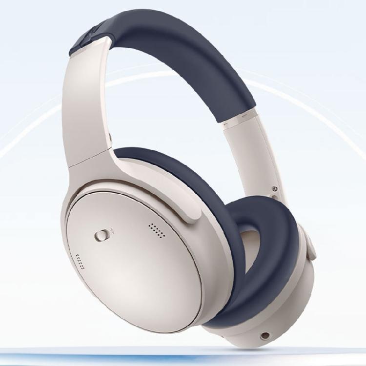 Wymienne silikonowe nauszniki do słuchawek bezprzewodowych QC35/QC45, poduszki na uszy, osłony na uszy, zestaw słuchawkowy kompatybilny z Bluetooth