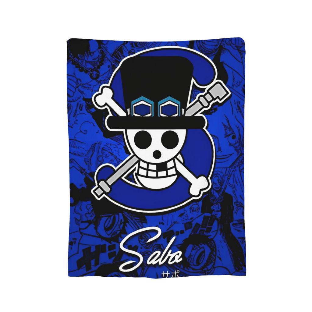 Luffy Anime Manga Coral Fleece Plush Throw Blanket Zoro Blanket for Home Couch Super Warm Bedding Throws,