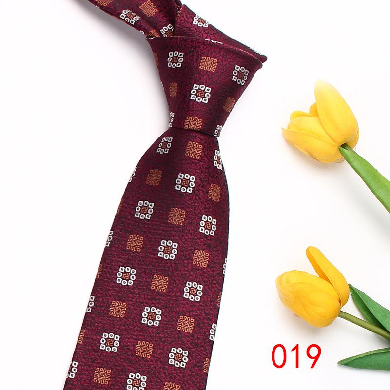 Rael Tie 8Cm Burgundy Tie Men'S, Dress Business Groom Wedding Tie