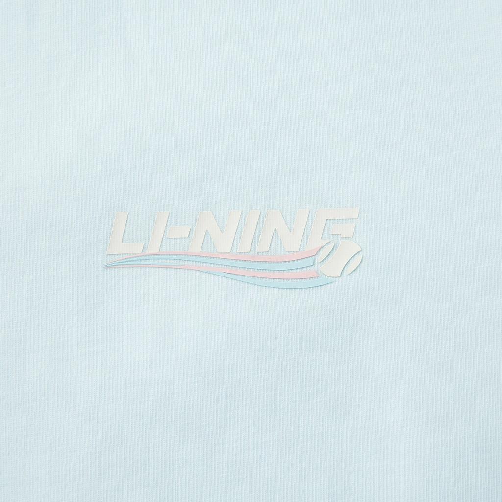 Li Ning T Shirt Unisex Light Sky Blue AHSV229-3